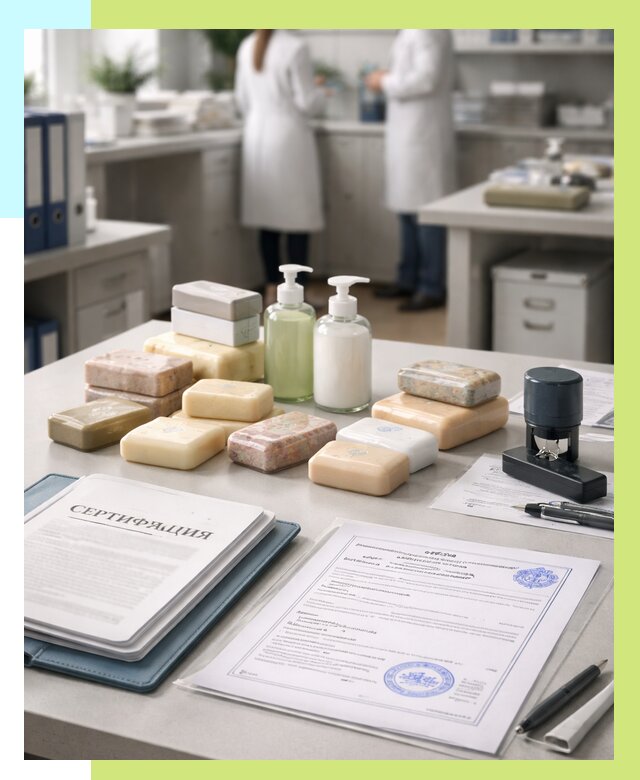 Сертификация мыла и сертификат на мыло в Карпинске от 12322 | Алешин-Кпн