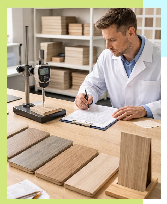 Сертификация ламината с испытаниями и оформлением документов в Карпинске