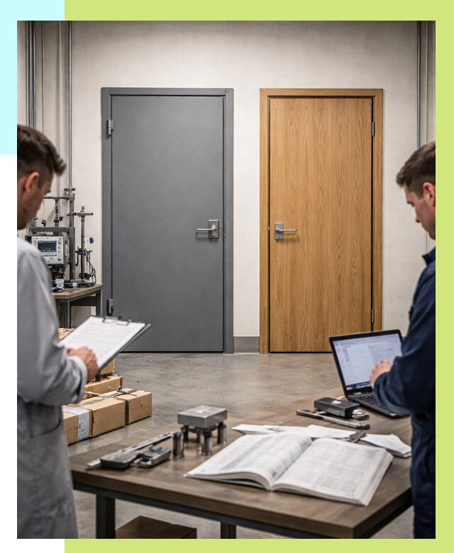 Сертификация дверей в Карпинске от 8214 р. под ключ | Алешин-Кпн