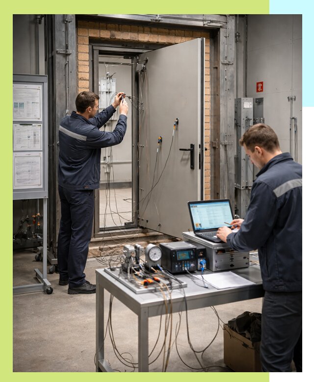 Сертификация противопожарных дверей в Карпинске по ГОСТ и ТР