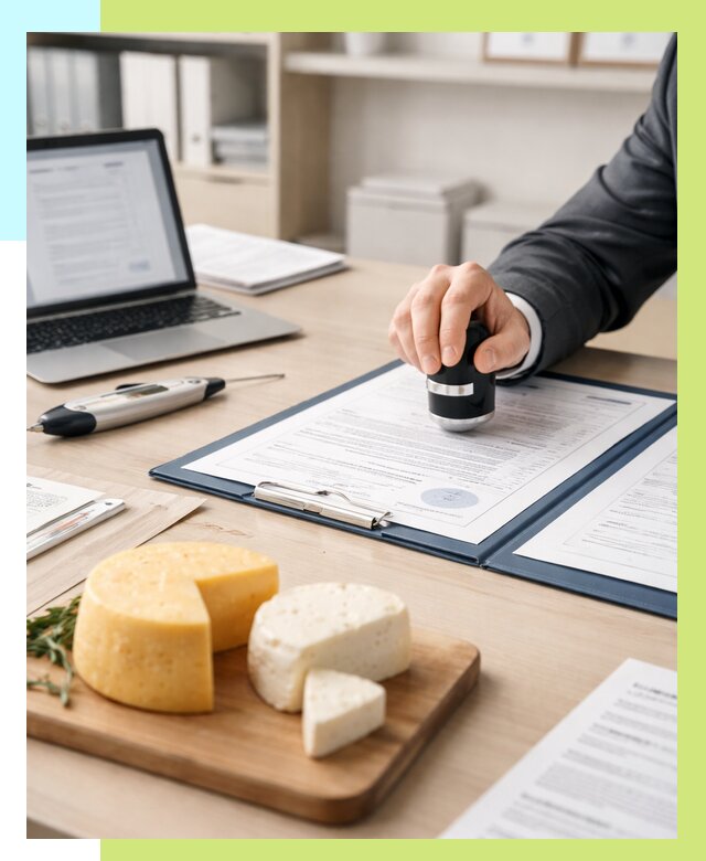 Сертификация сыров в Карпинске от 15402 р | Сертификат на сыр Алешин-Кпн