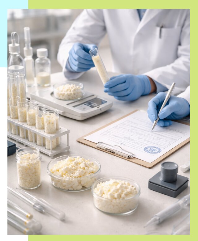 Сертификация творога в Карпинске от 12322 р. под ключ | Алешин-Кпн