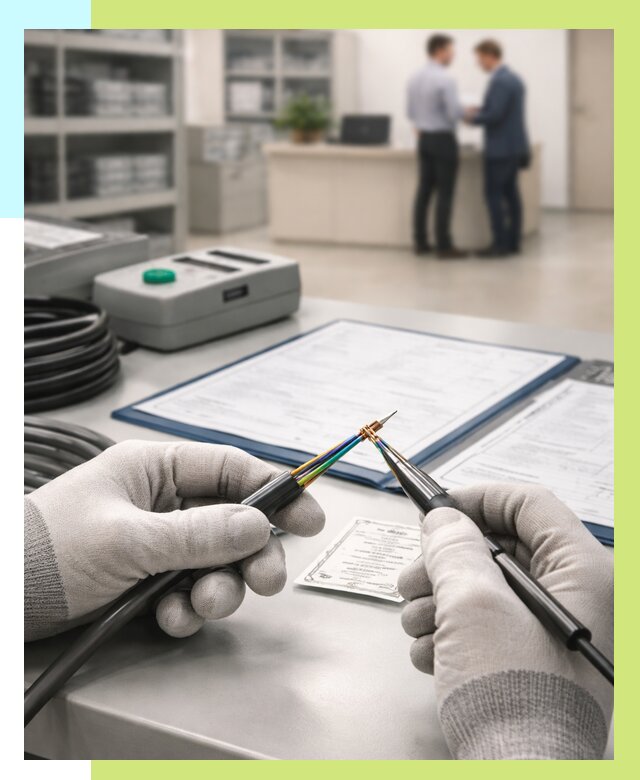 Сертификация провода в Карпинске от 18482 р. в Алешин-Кпн