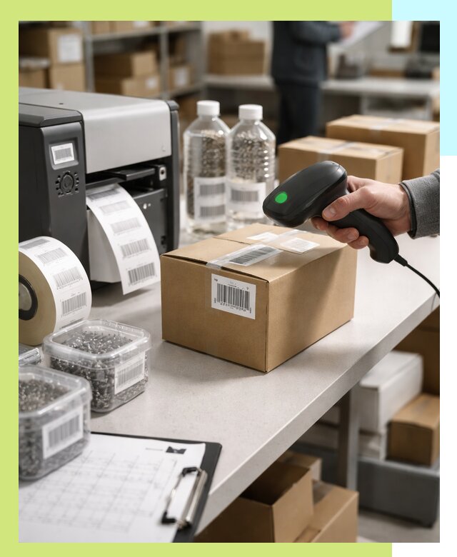 Штрихкодирование продукции и маркировка для продажи в Карпинске