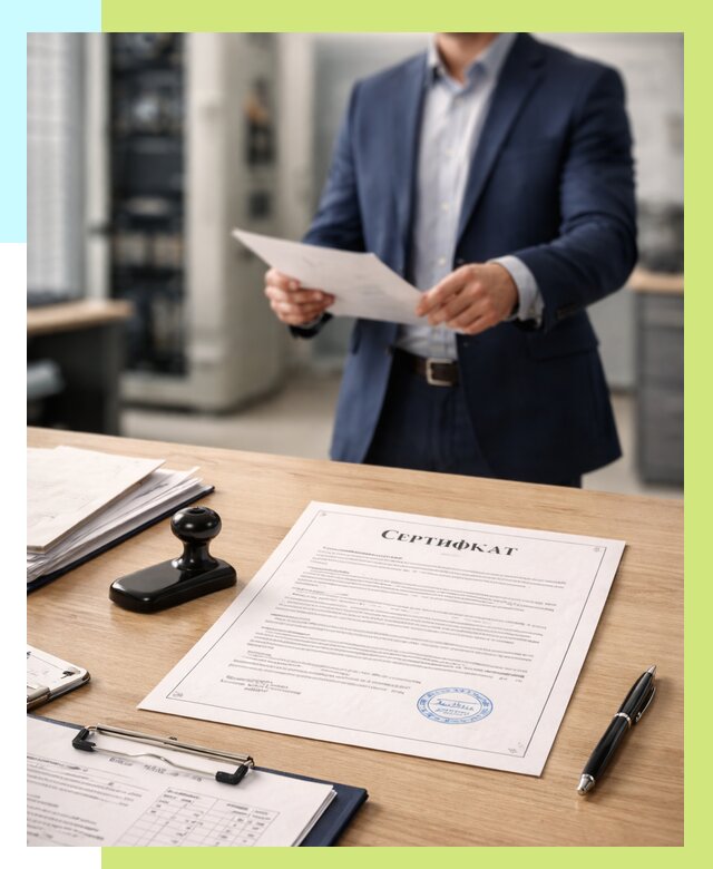 Сертификат на оборудование в Карпинске от 15402 р. | Алешин-Кпн