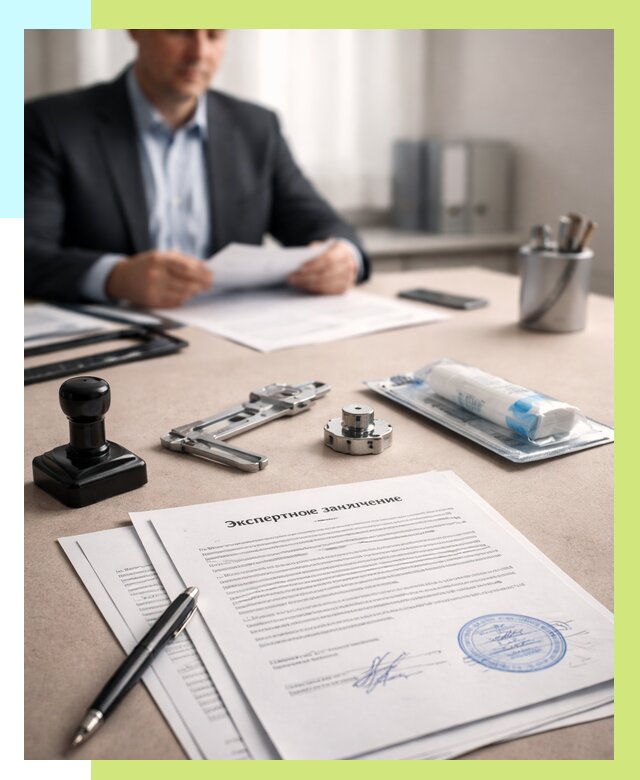 Экспертное заключение на продукцию в Карпинске от 8728 р. | Алешин-Кпн