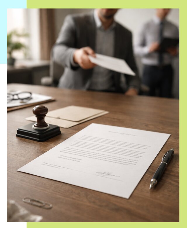 Отказное письмо по сертификации в Карпинске от 3594 р. | Алешин-Кпн