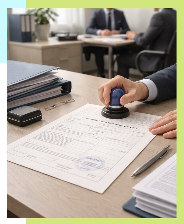 Сертификат происхождения СТ 1 в Карпинске от 4621 р. | Алешин-Кпн