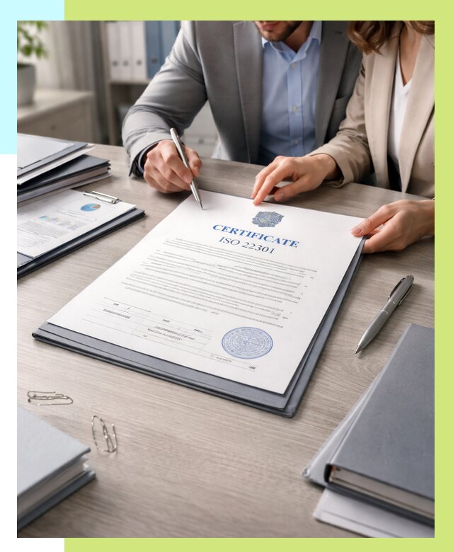 Сертификат ISO 22301 в Карпинске от 46206 р. | Алешин-Кпн срочно