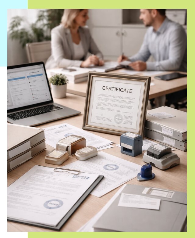 Сертификация компании в Карпинске от 46206 р. | Алешин-Кпн — заказ